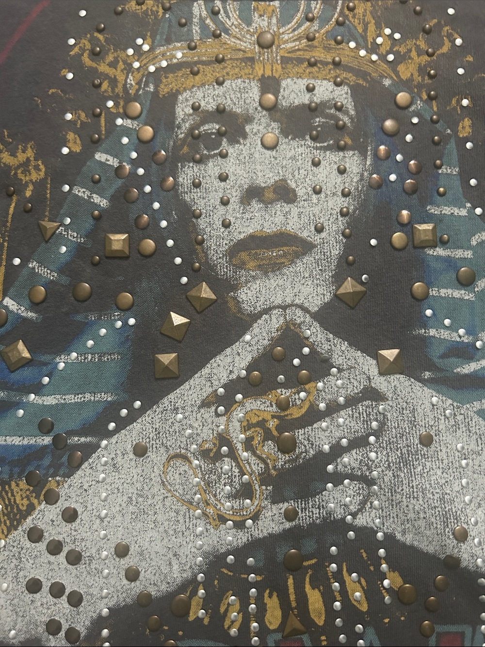 Lucky Brand x David Bowie Embellished T-shirt - Picture 2 of 6
